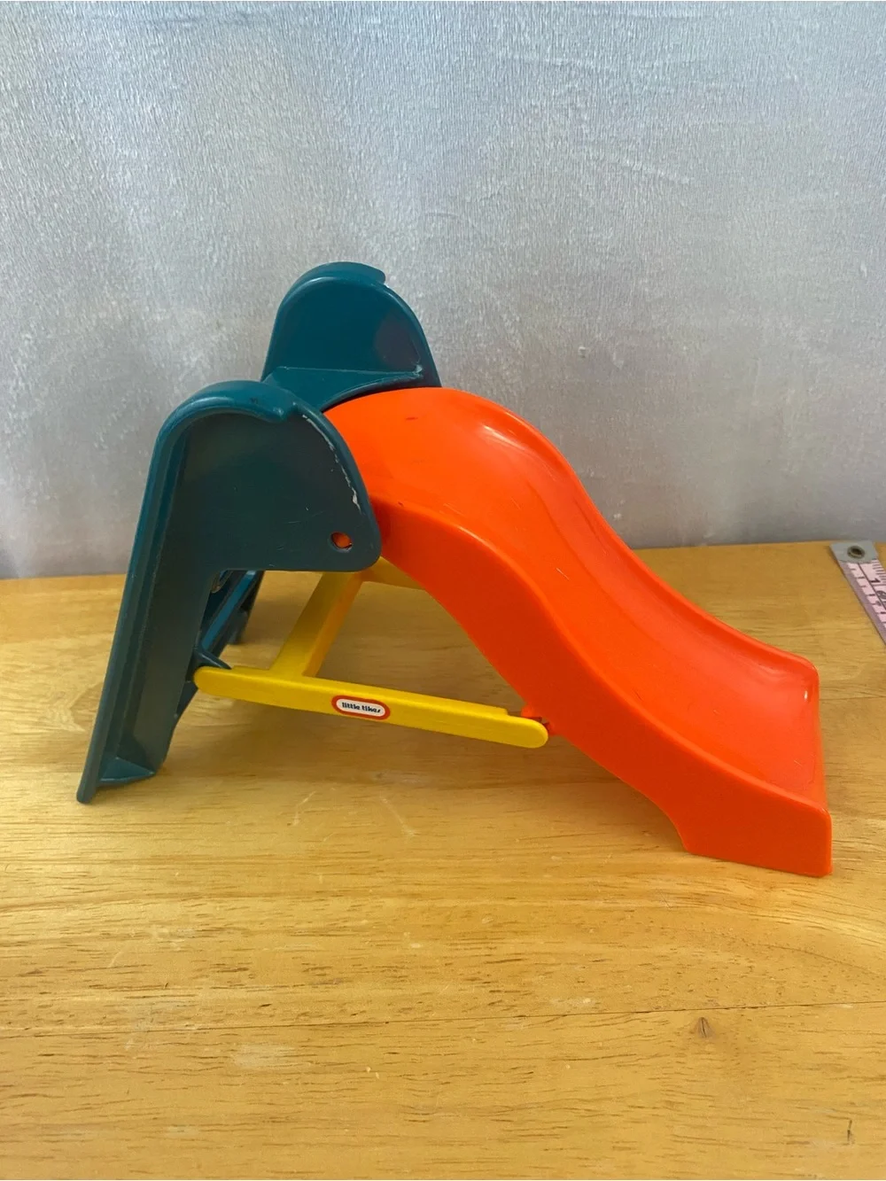 Vintage Little Tikes Dollhouse Slide and Picnic Table